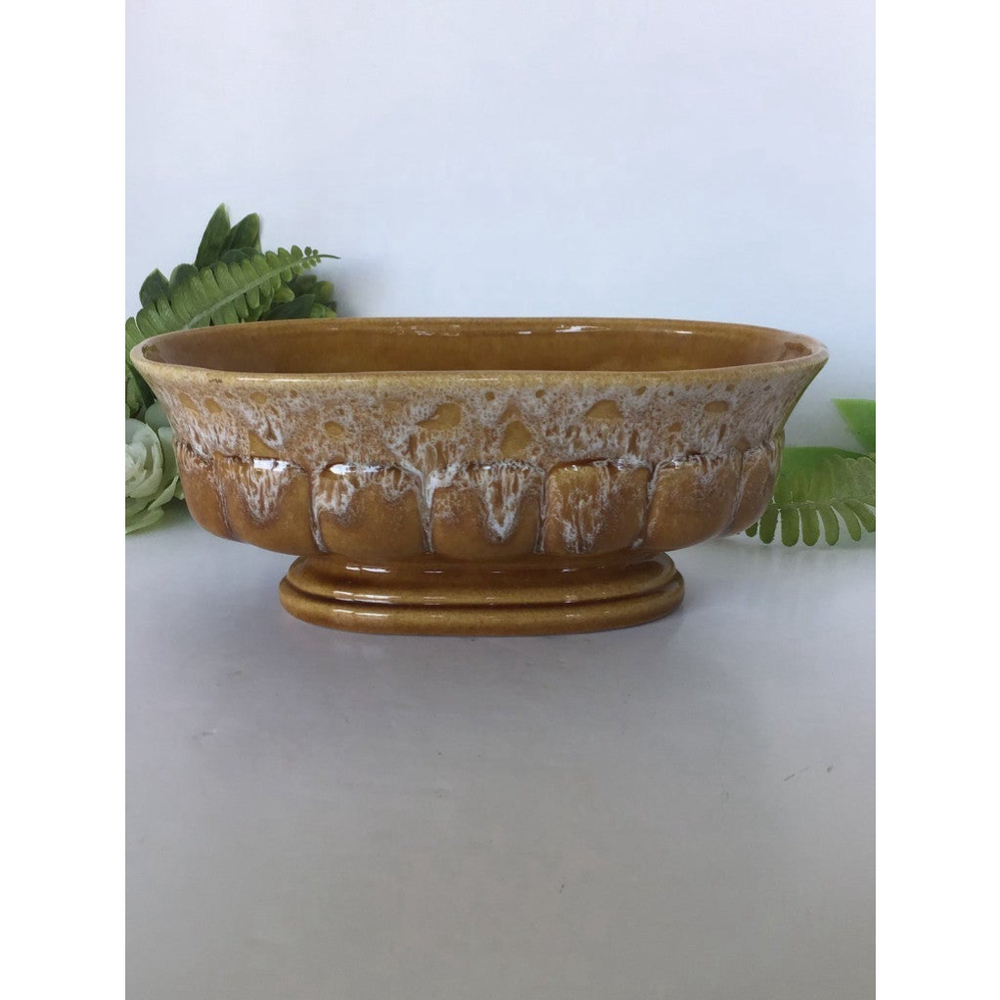 VINTAGE Haeger Gold Drip Planter #305